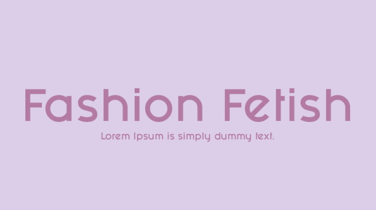 Fashion Fetish Font Family