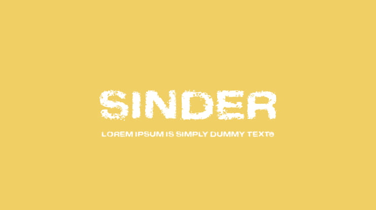 Sinder Font Family