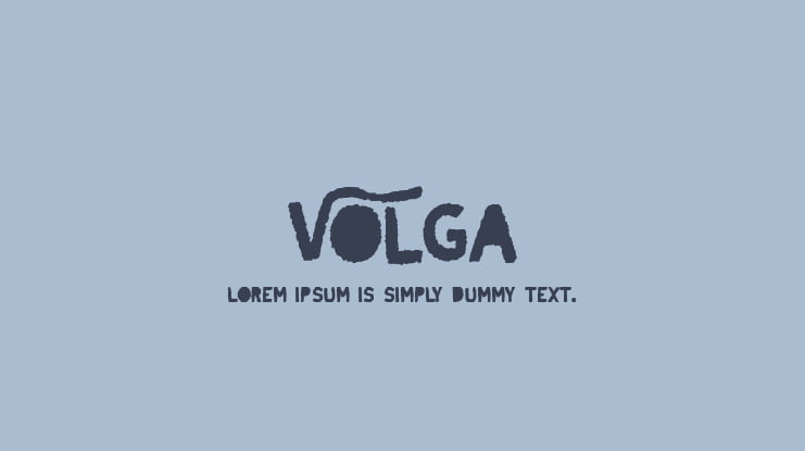Volga Font