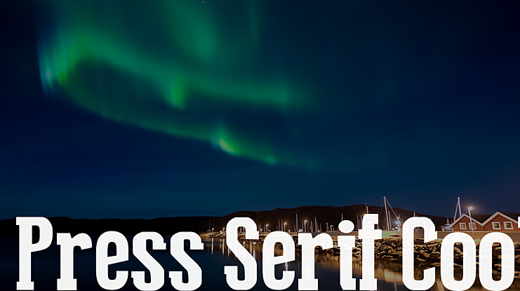 Press Serif Cool Font