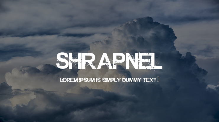 Shrapnel Font