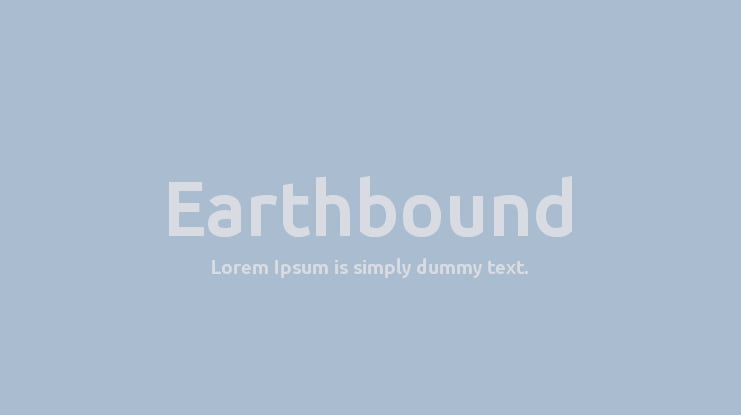 Earthbound Font Family