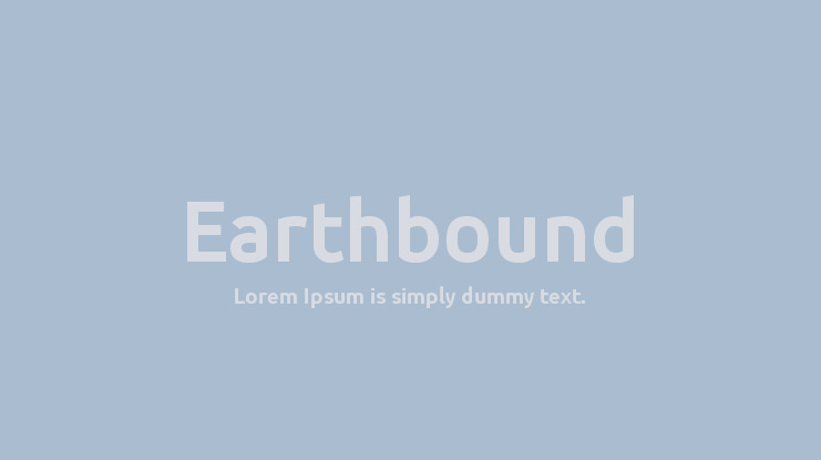Earthbound Font Family
