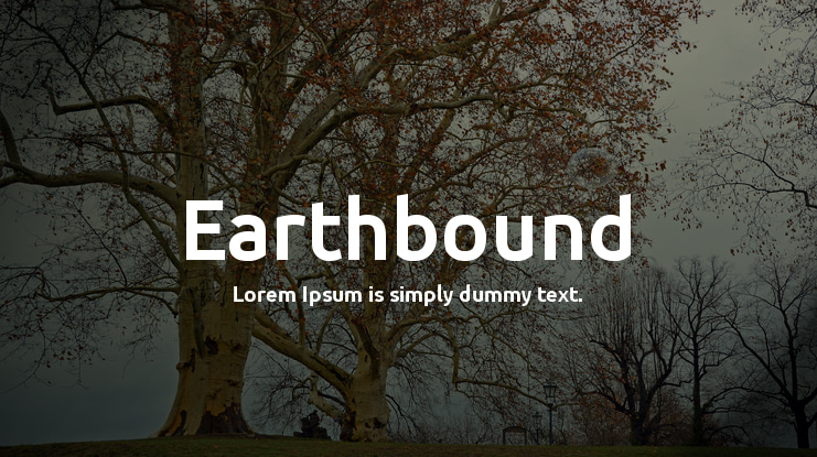 Earthbound Font Family