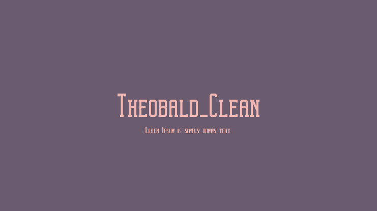 Theobald_Clean Font