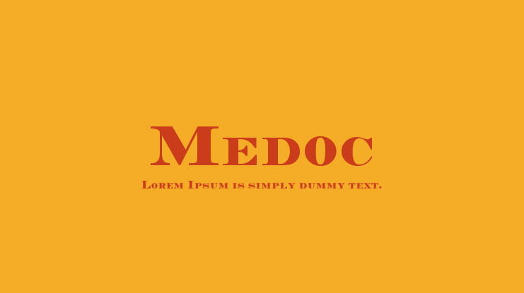 Medoc Font