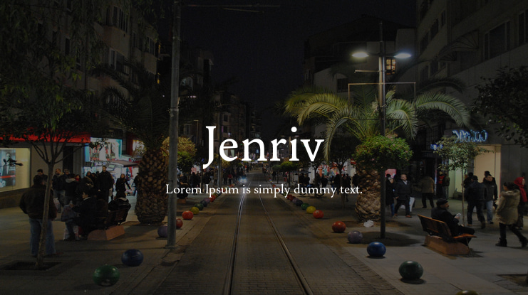 Jenriv Font