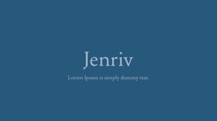 Jenriv Font