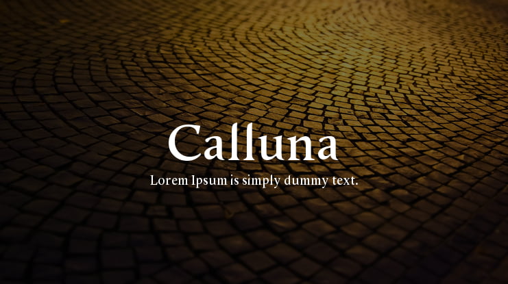 Calluna Font