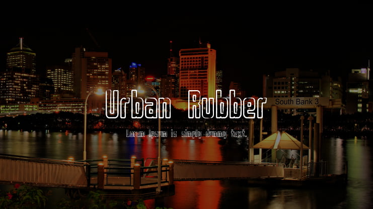 Urban Rubber Font