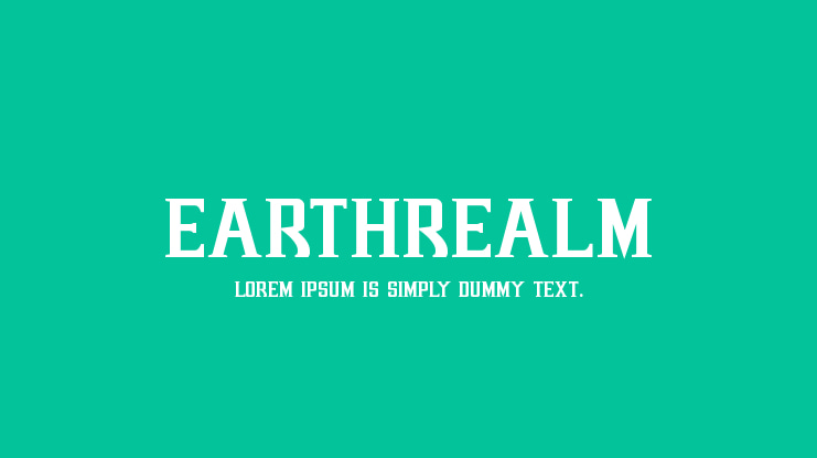Earthrealm Font Family