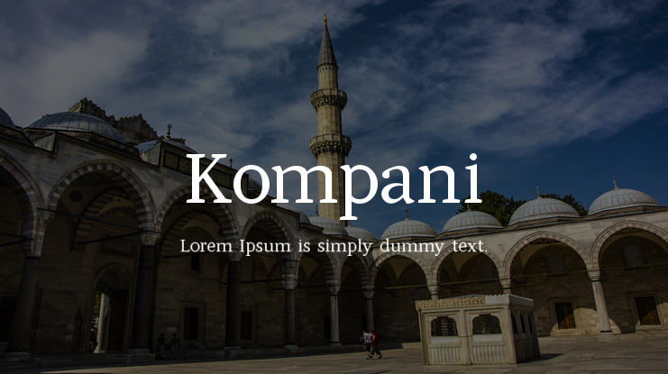 Kompani Font