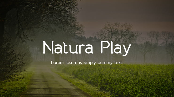 Natura Play Font Family