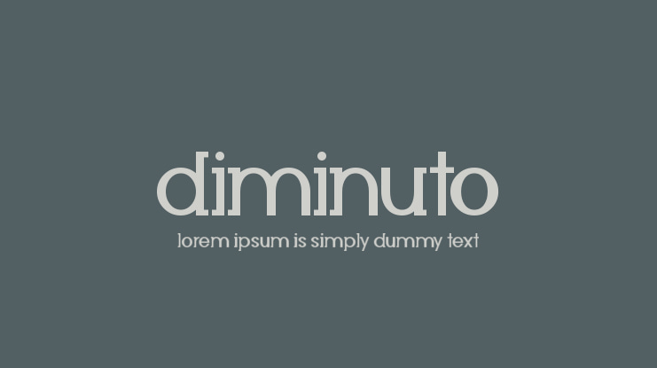 Diminuto Font
