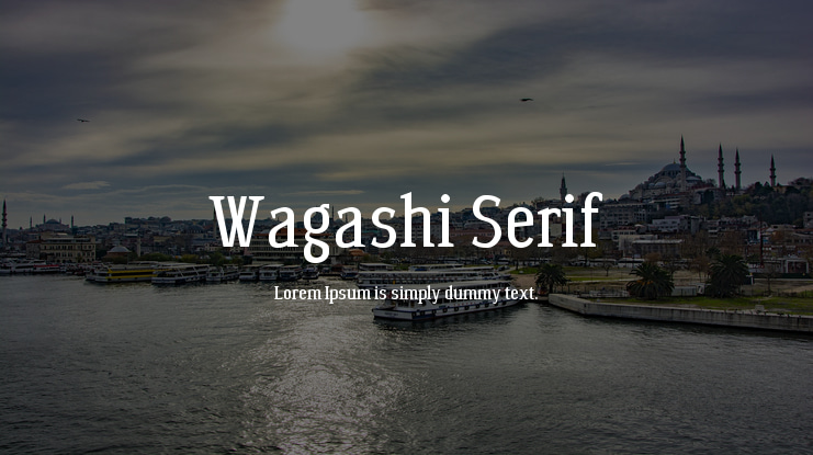 Wagashi Serif Font