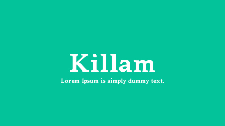 Killam Font