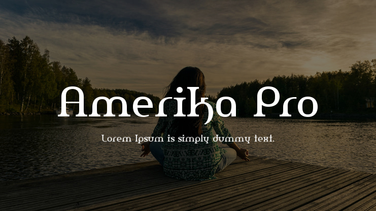 Amerika Pro Font