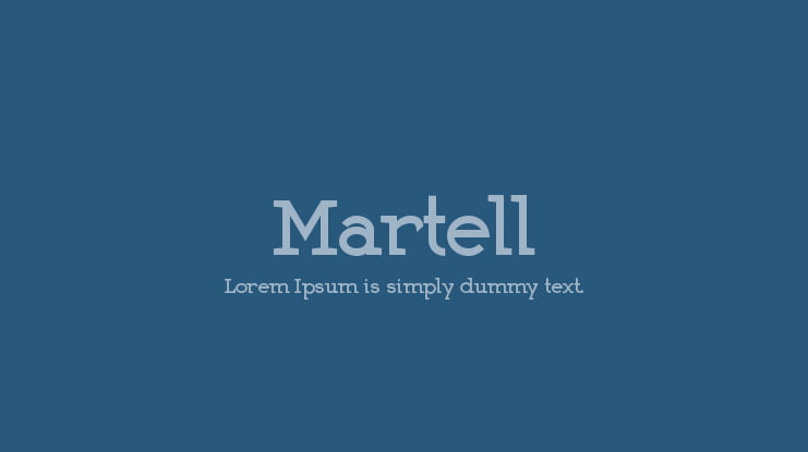 Martell Font Family