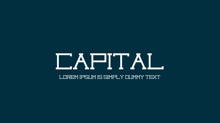 Capital Font