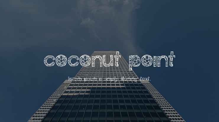 Coconut Point Font