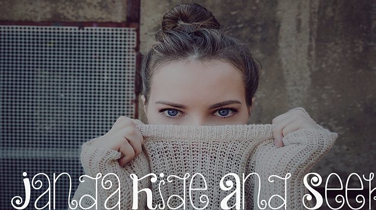 Janda Hide And Seek Font
