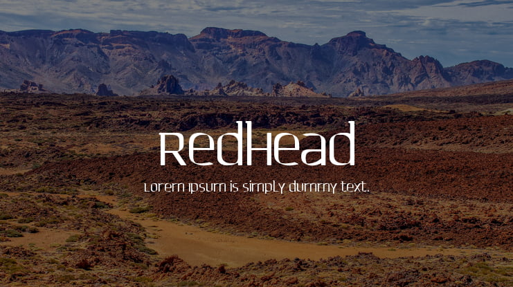 Redhead Font