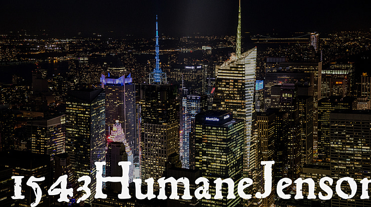 1543 Humane Jenson Font Family