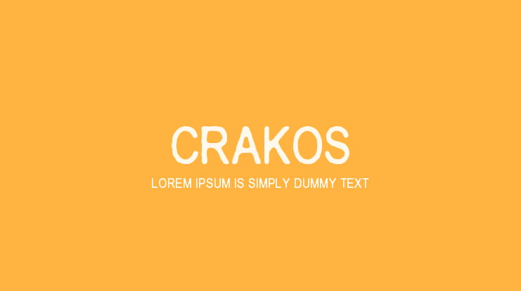 Crakos Font
