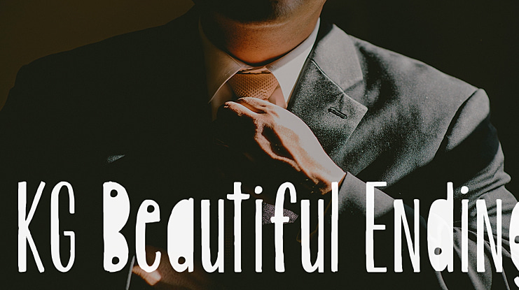 KG Beautiful Ending Font