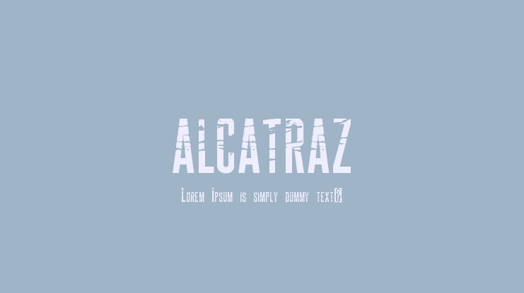 ALCATRAZ Font