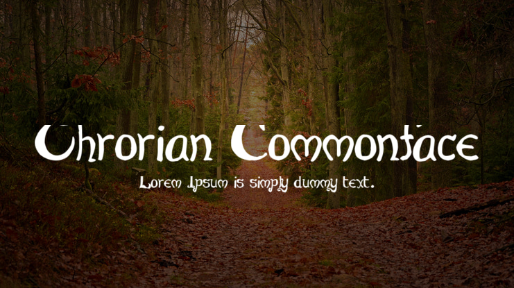 Throrian Commonface Font