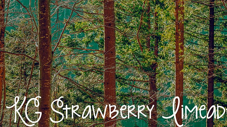 KG Strawberry Limeade Font