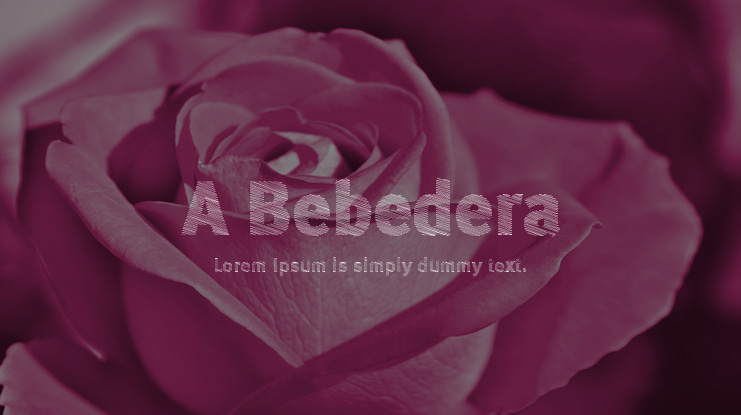 A Bebedera Font