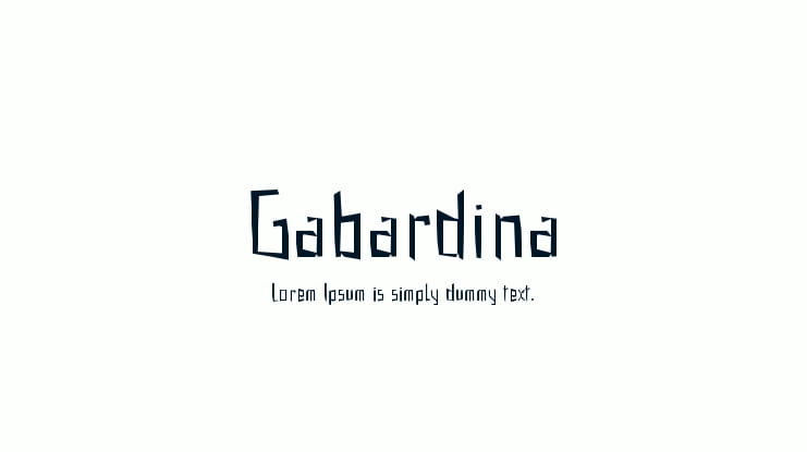 Gabardina Font