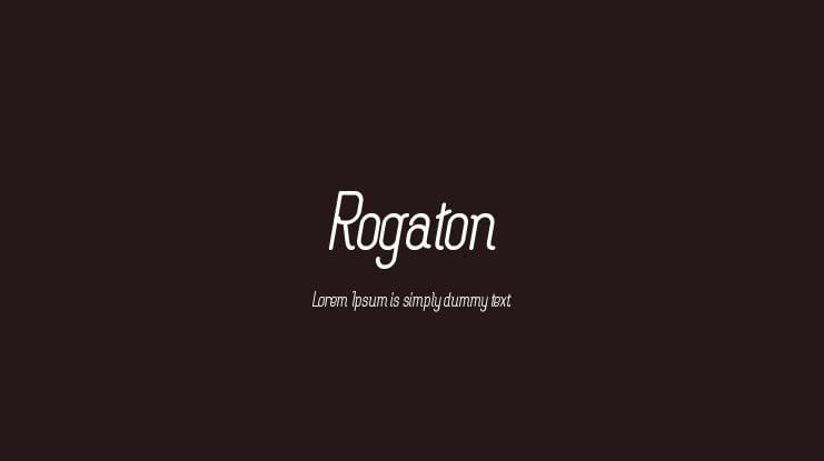 Rogaton Font Family