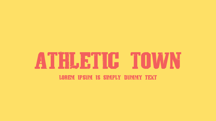 Athletic Town Font