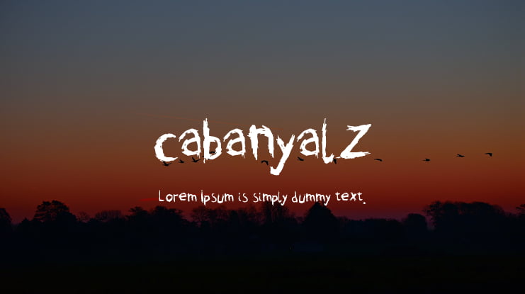 cabanyalZ Font