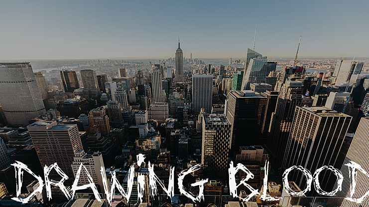 Drawing Blood Font Family