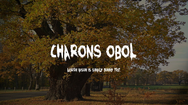 Charons Obol Font