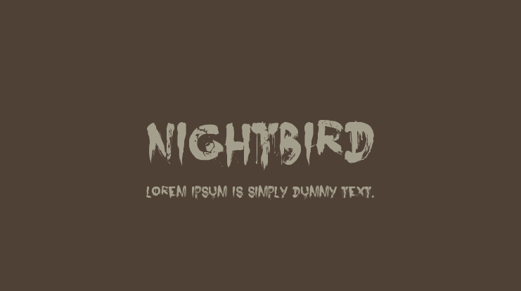 Nightbird Font