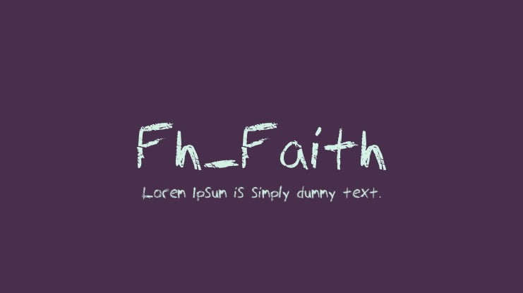 Fh_Faith Font