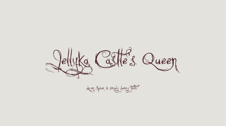 Jellyka Castle's Queen Font