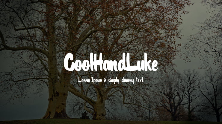 CoolHandLuke Font Family