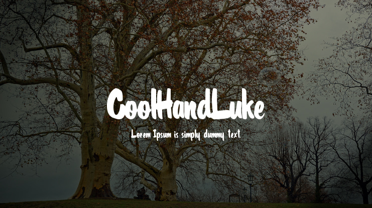 CoolHandLuke Font Family