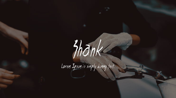 Shank Font