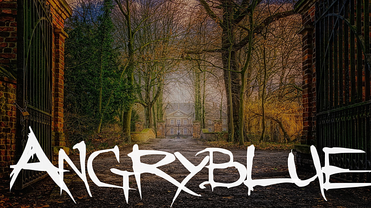 Angryblue Font