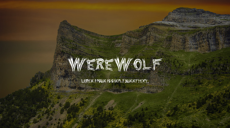 WereWolf Font
