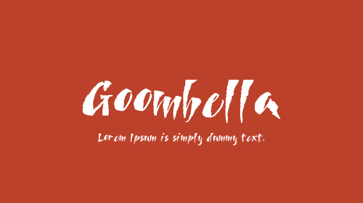 Goombella Font
