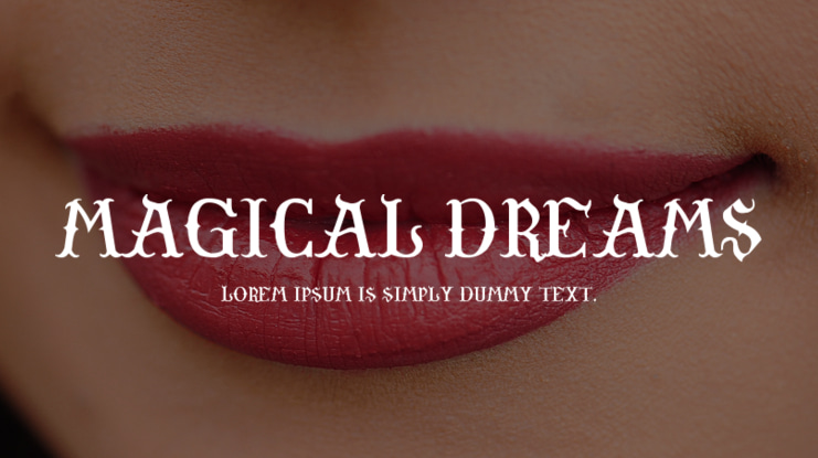 Magical Dreams Font