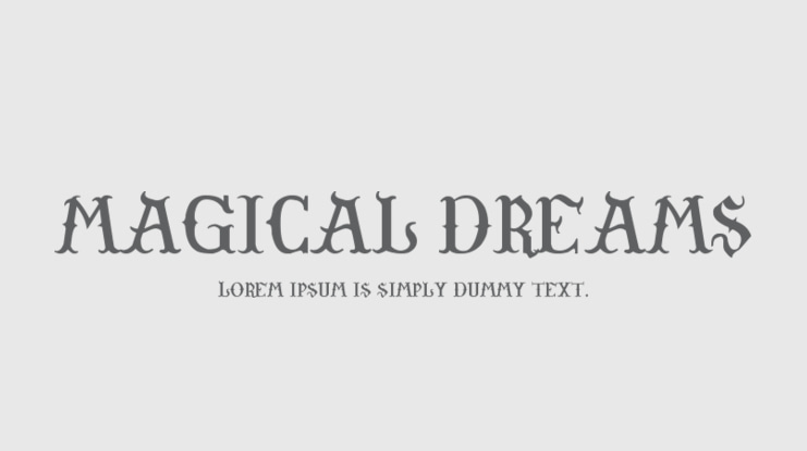 Magical Dreams Font